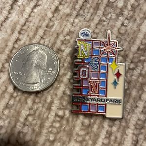 Neon boneyard pin